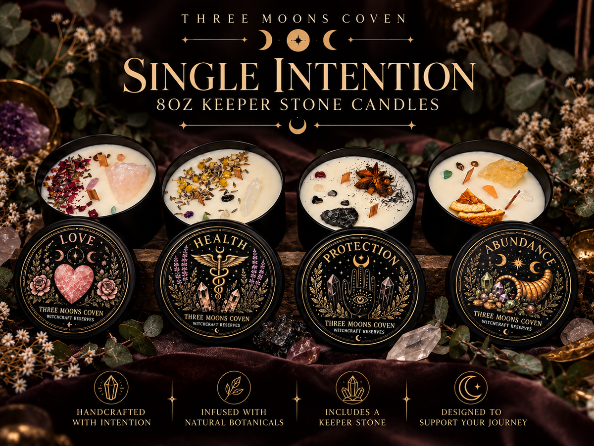 8 oz. Keeper Stone Single Intention Candle