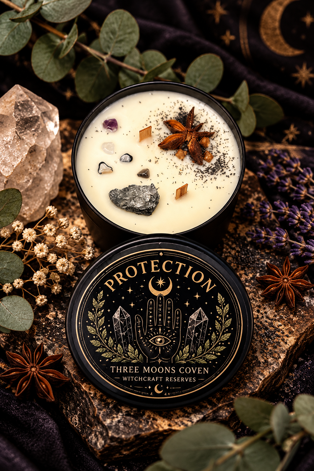 8 oz. Keeper Stone Single Intention Candle